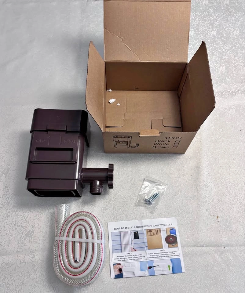 Rain Barrel Diverter Kit, Rainwater Collection System