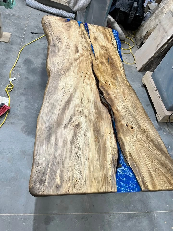Live Edge and Epoxy Wave Style Dining Table! - photo 3