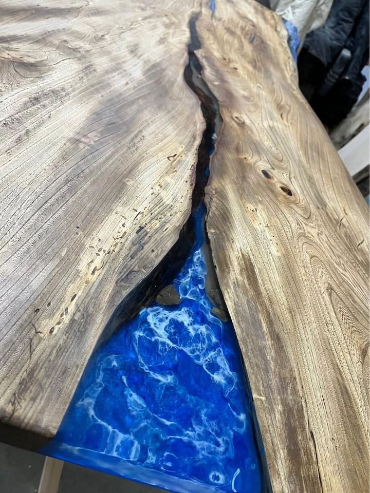 Live Edge and Epoxy Wave Style Dining Table! - photo 4