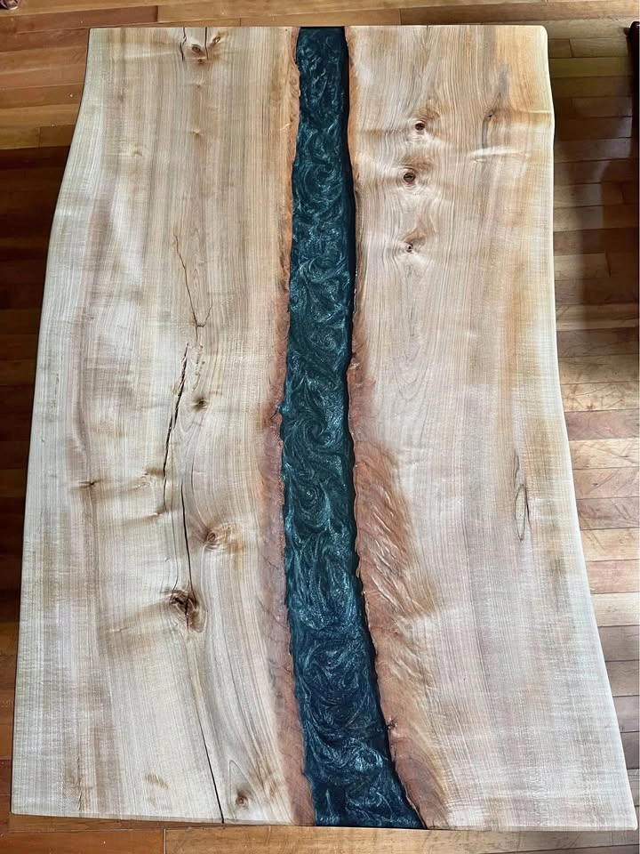 Live Edge and Epoxy Coffee Table!