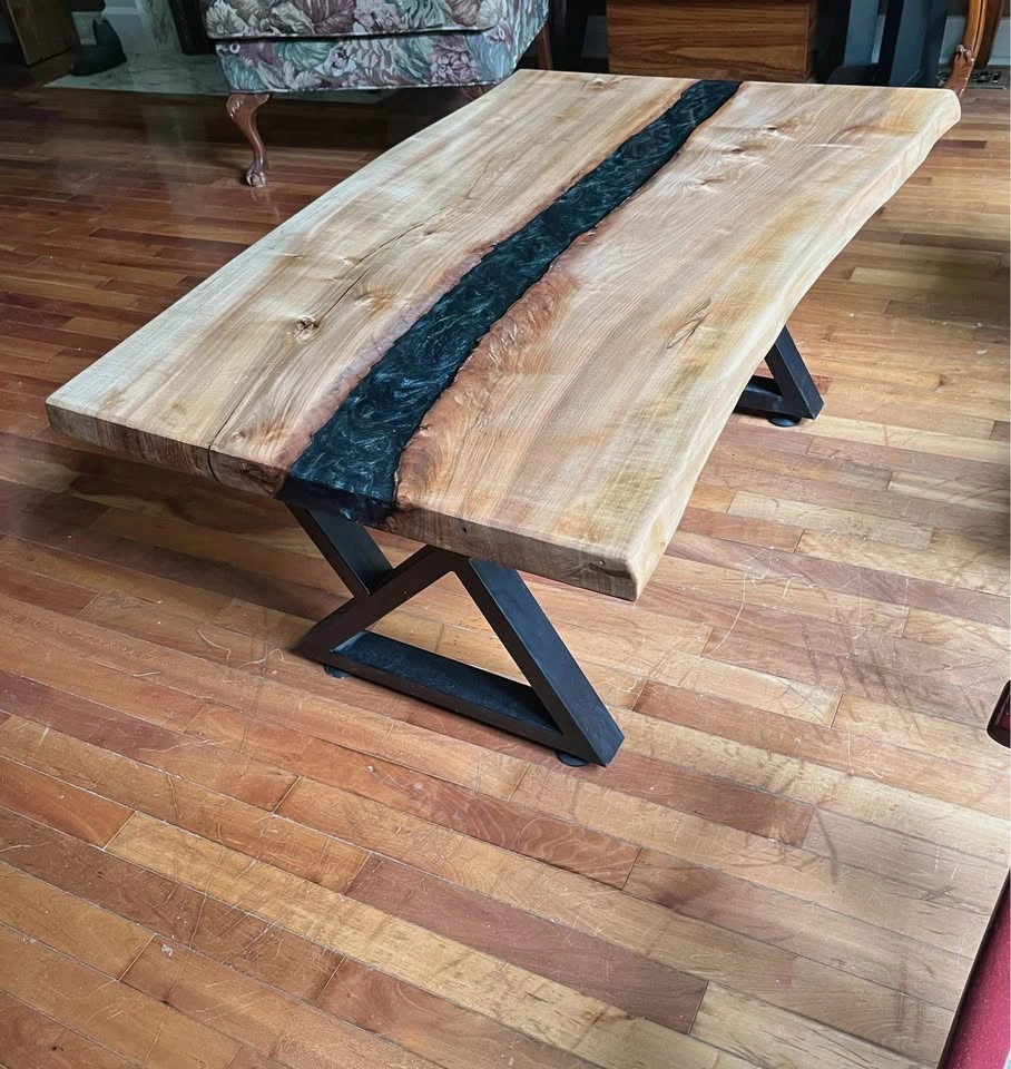 Live Edge and Epoxy Coffee Table! - photo 2