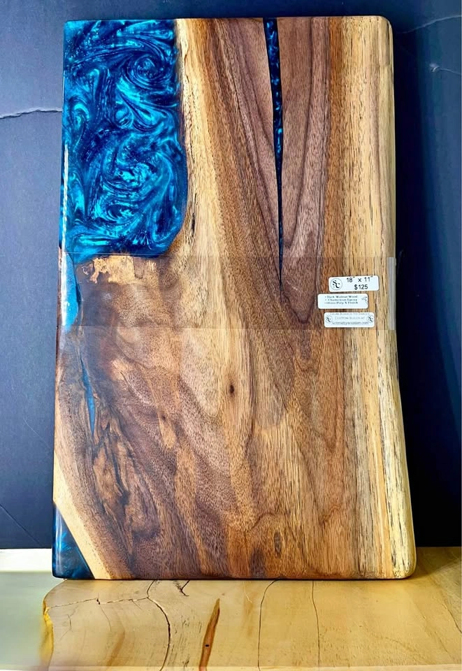 Epoxy & Hardwood Charcuterie / Cutting Boards!