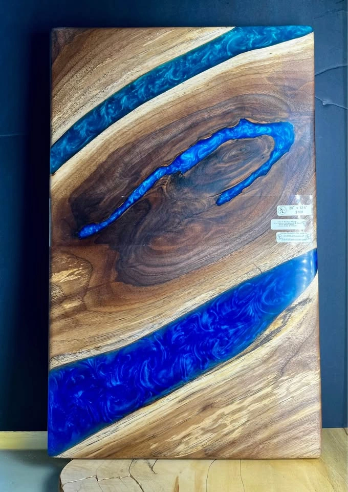Epoxy & Hardwood Charcuterie / Cutting Boards! - photo 2