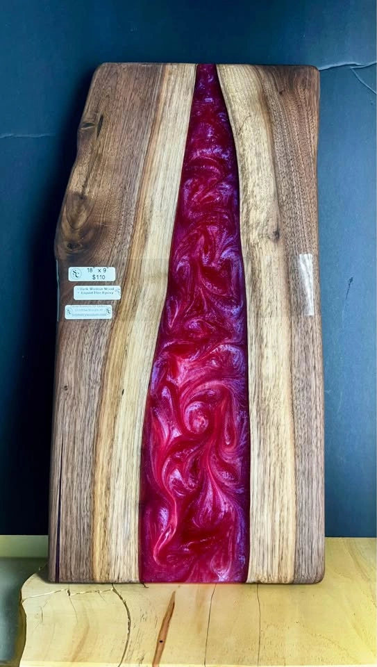 Epoxy & Hardwood Charcuterie / Cutting Boards! - photo 3