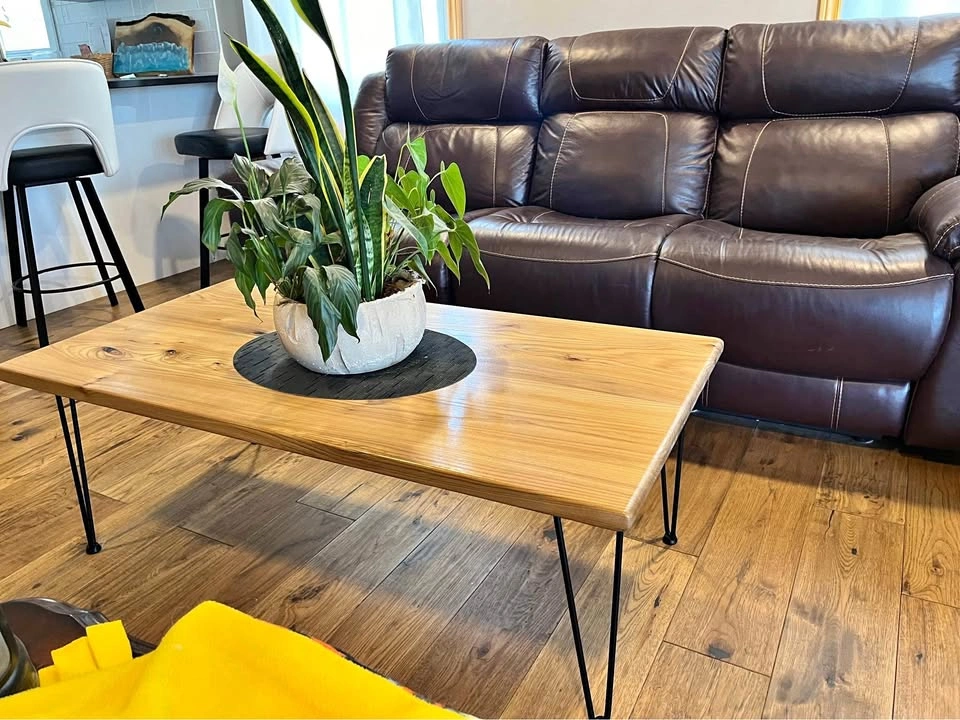 New Elm Coffee Table! Hand Crafted, Locally Made.