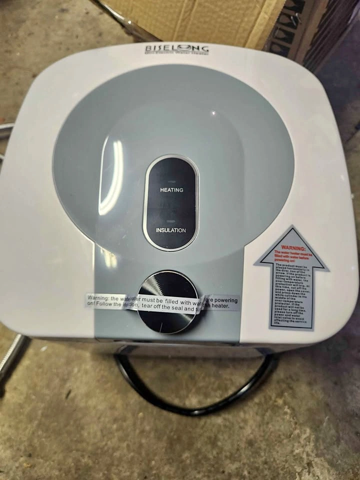 BISELONG 8L Mini Water Heater 120V Electric Hot Water Tank New