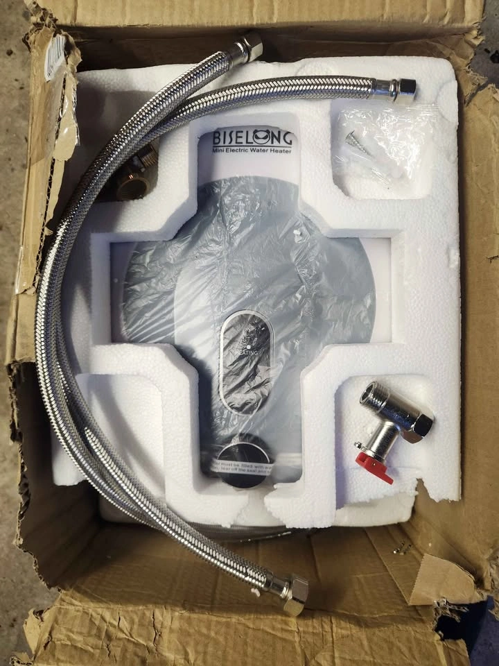 BISELONG 8L Mini Water Heater 120V Electric Hot Water Tank New - photo 3