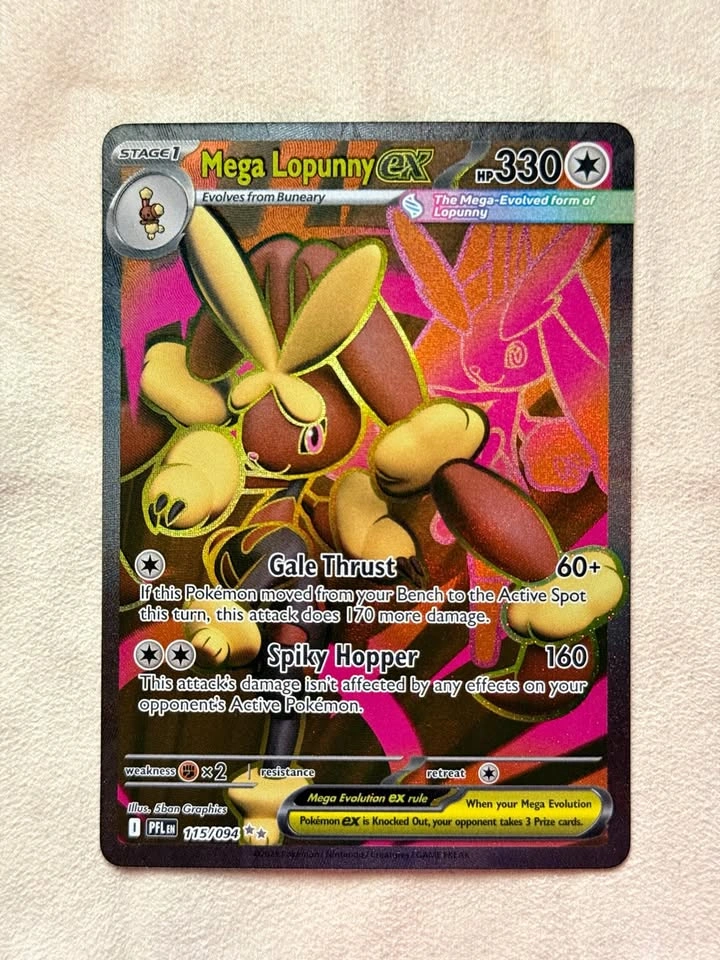 Mega Lopunny ex #115 Phantasmal Flames