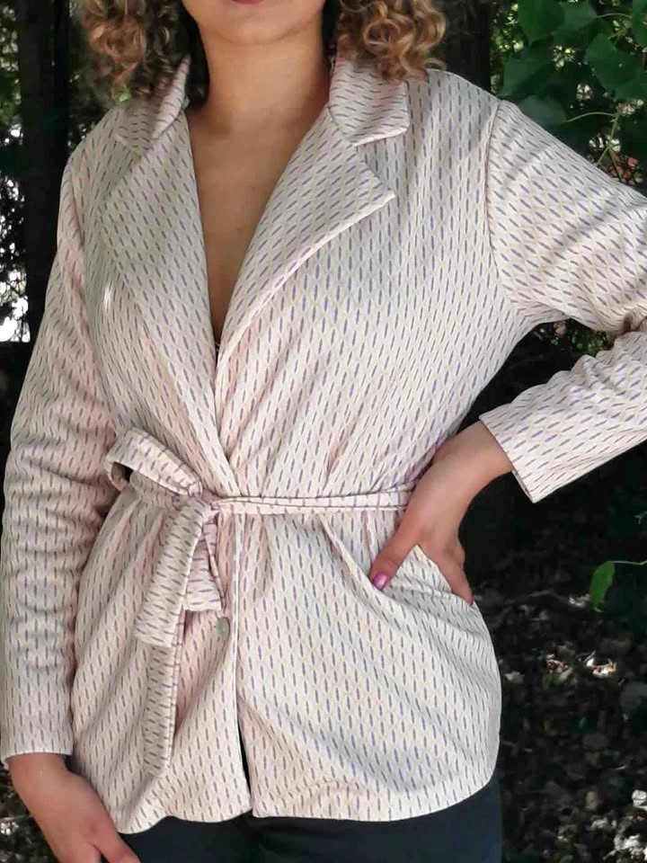 Shell motif jacket