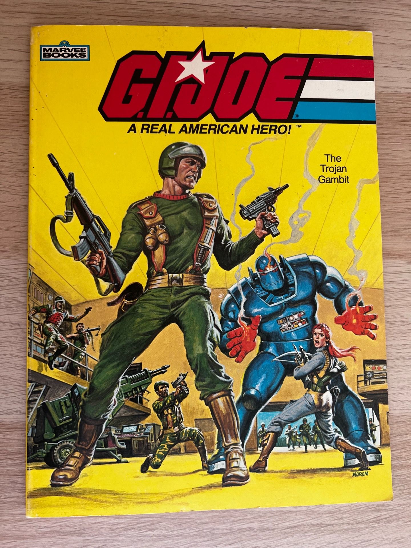 GI JOE, A REAL AMERICAN HERO: THE TROJAN GAMBIT By Marvel Books