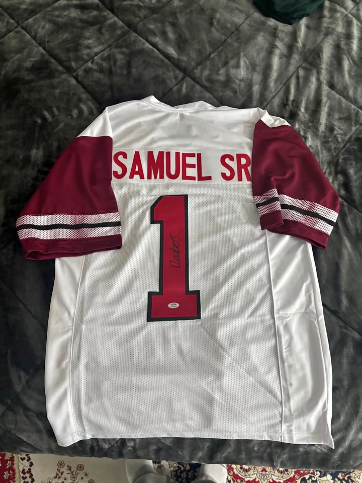 Deebo Samuel Sr Signed 49ers Jersey
