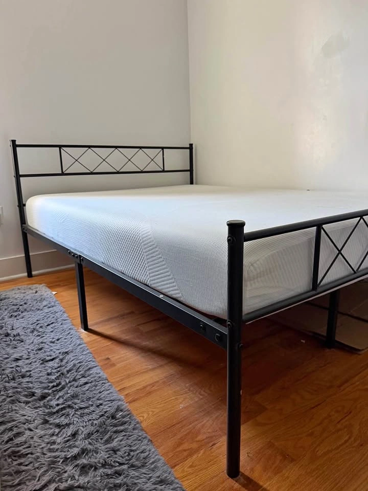 Full Size Bed Frame including Memory foam mattress