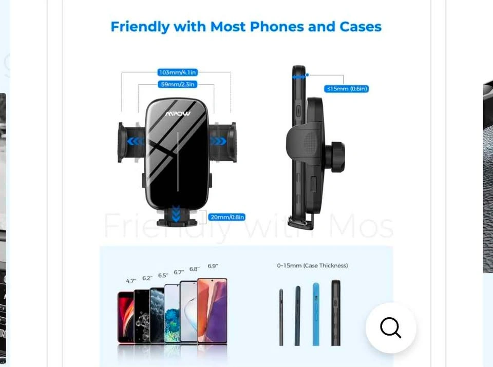 NEW Mpow 162A Dashboard Car Phone Holder - photo 2
