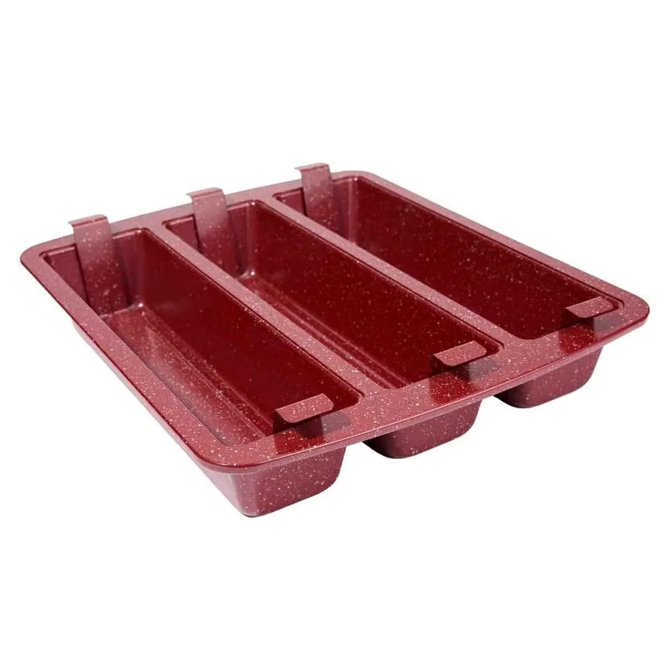 New - Curtis Stone Dura-Metal Nonstick Trio Pan with Inserts