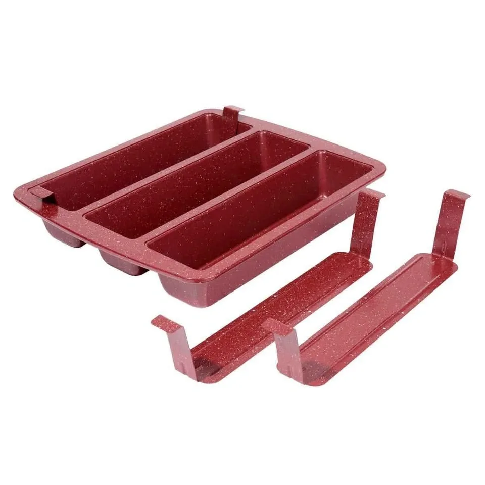 New - Curtis Stone Dura-Metal Nonstick Trio Pan with Inserts - photo 2