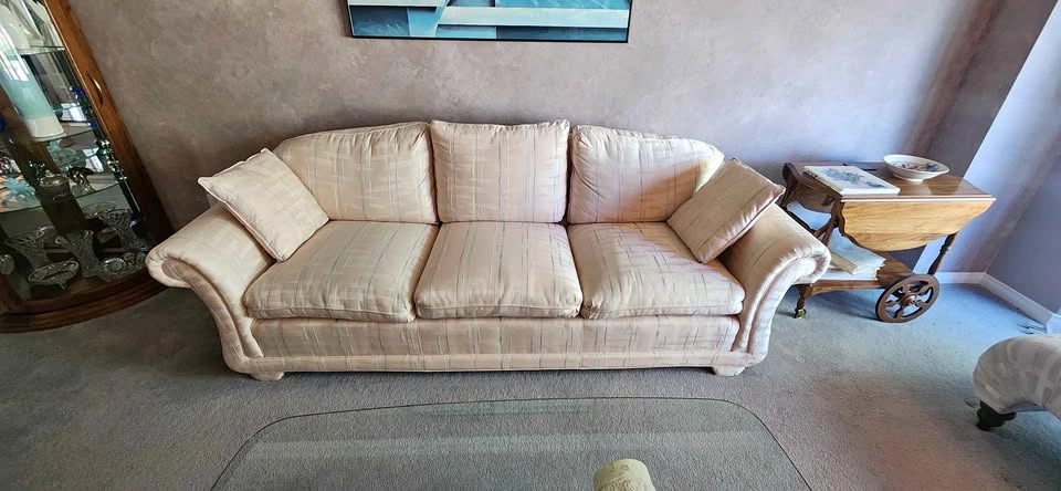 Peach 3 Seater Sofa