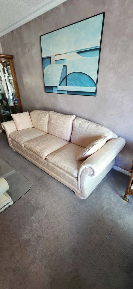 Peach 3 Seater Sofa - photo 2