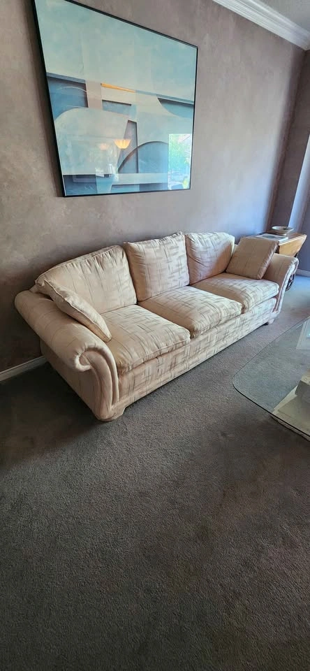 Peach 3 Seater Sofa - photo 3