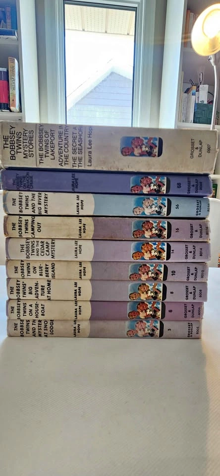 The Bobbsey Twin Books (#s 1-3, 5, 6, 8, 10, 14, 16, 56, 68)