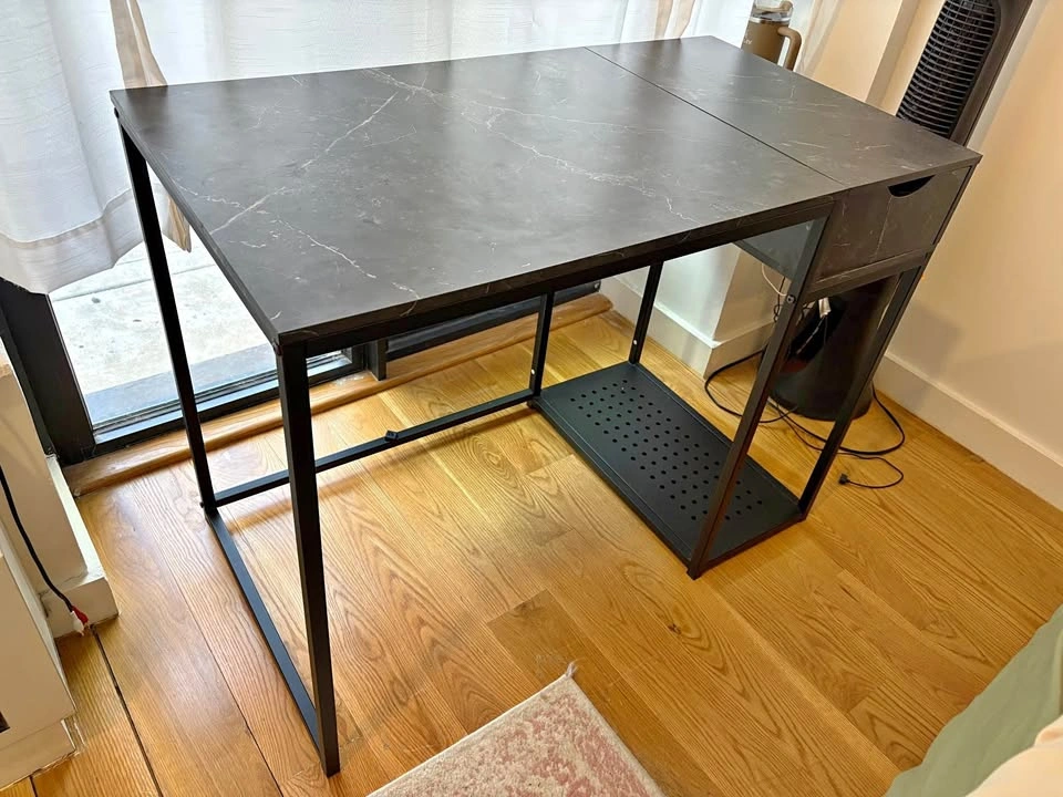 Black Marble Desk