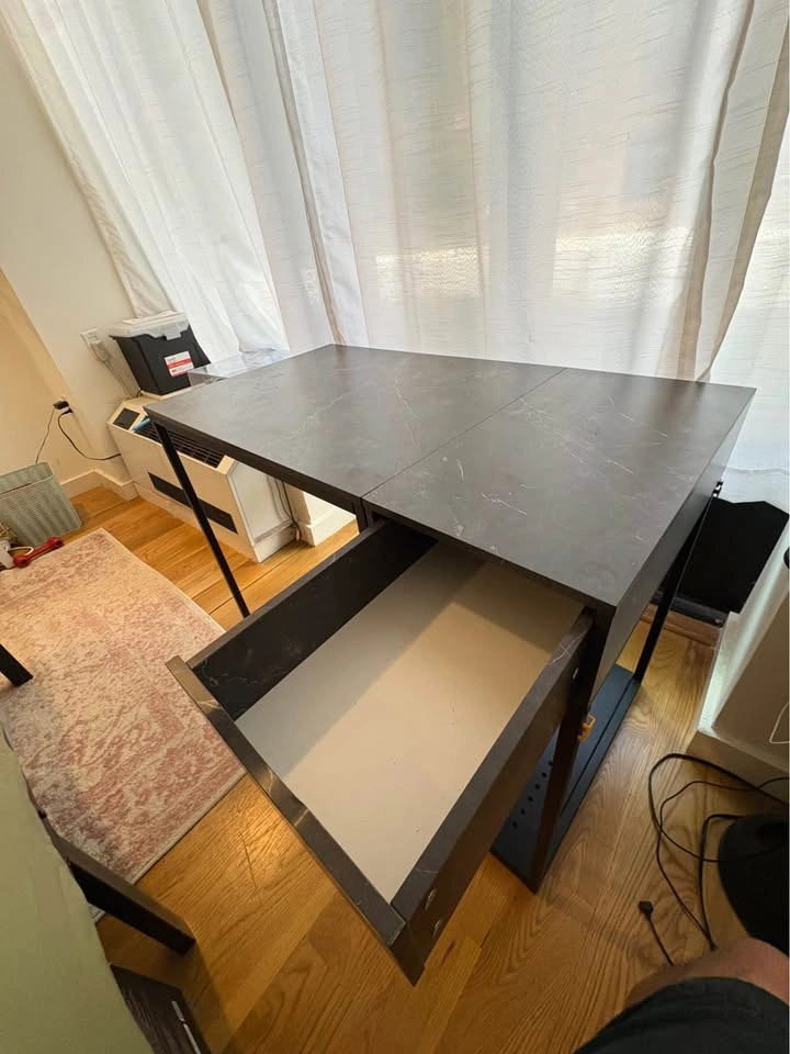 Black Marble Desk - photo 2