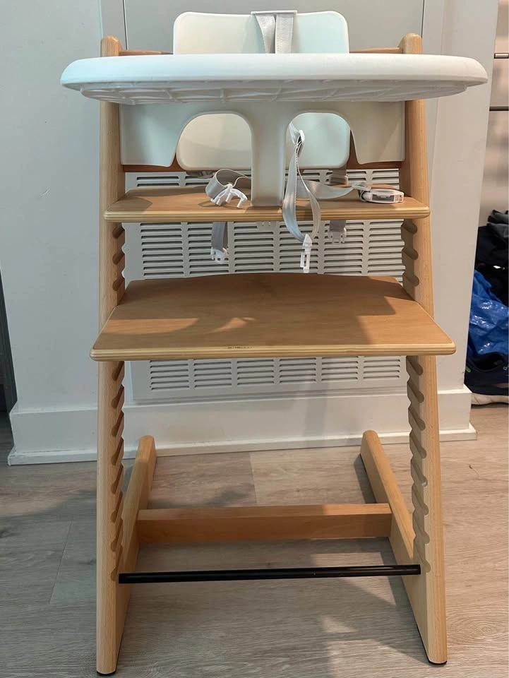 Wooden High Chair – Like New – $160 - photo 2