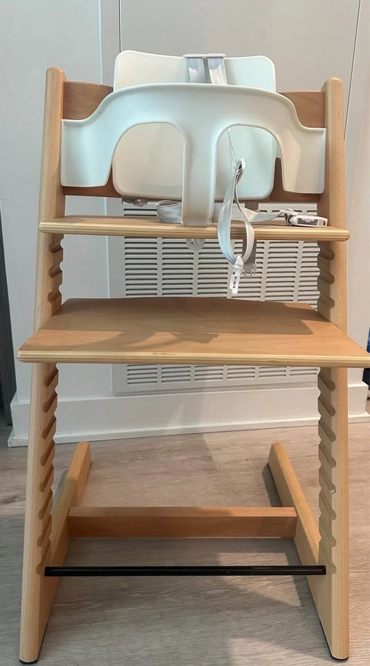 Wooden High Chair – Like New – $160 - photo 3