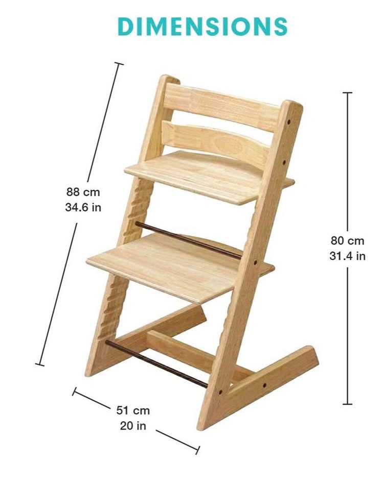 Wooden High Chair – Like New – $160 - photo 5