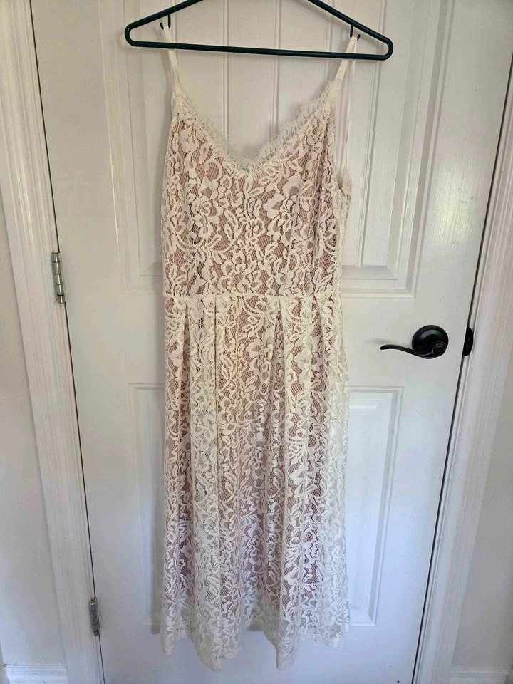 A•B•S Collection Lace overlay dress size 2