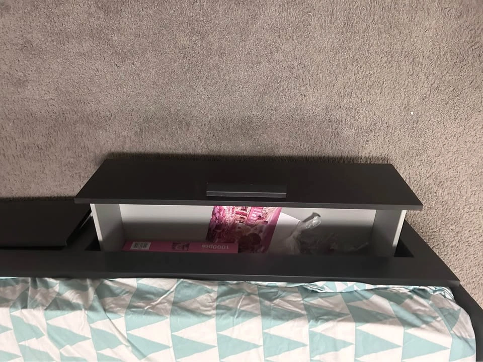 Twin Storage Bed Frame with Drawers & Headboard Shelf - photo 3