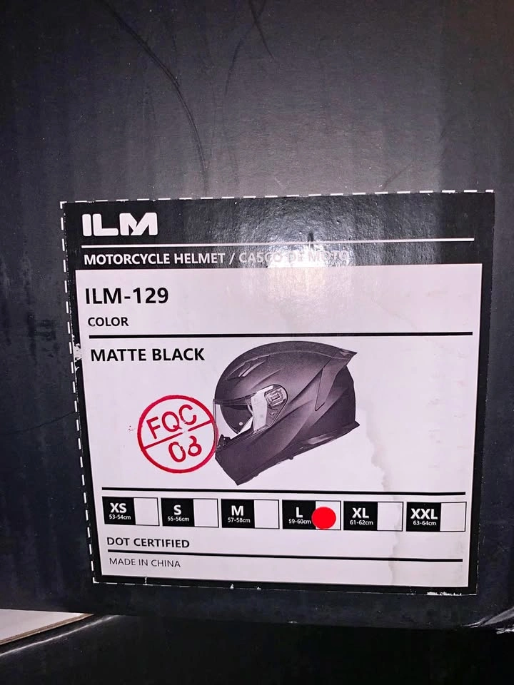 ILM 129 Full-Face Motorcycle Helmet — NEW IN BOX