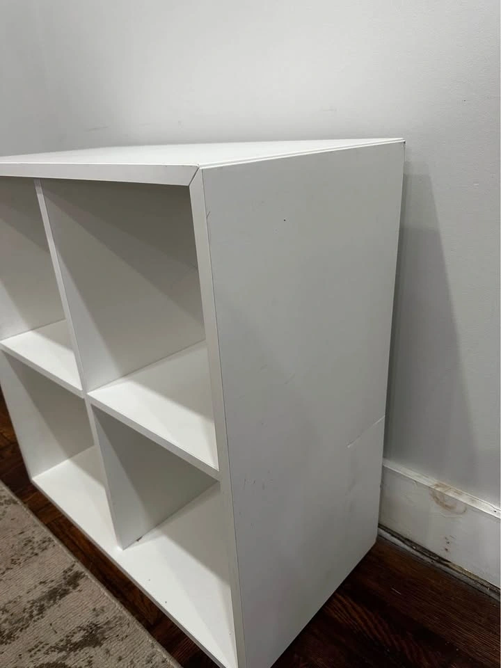 White 4-Cube Organizer Shelf - photo 2