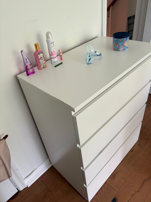 IKEA 4-Drawer Dresser / Chest – White - photo 2