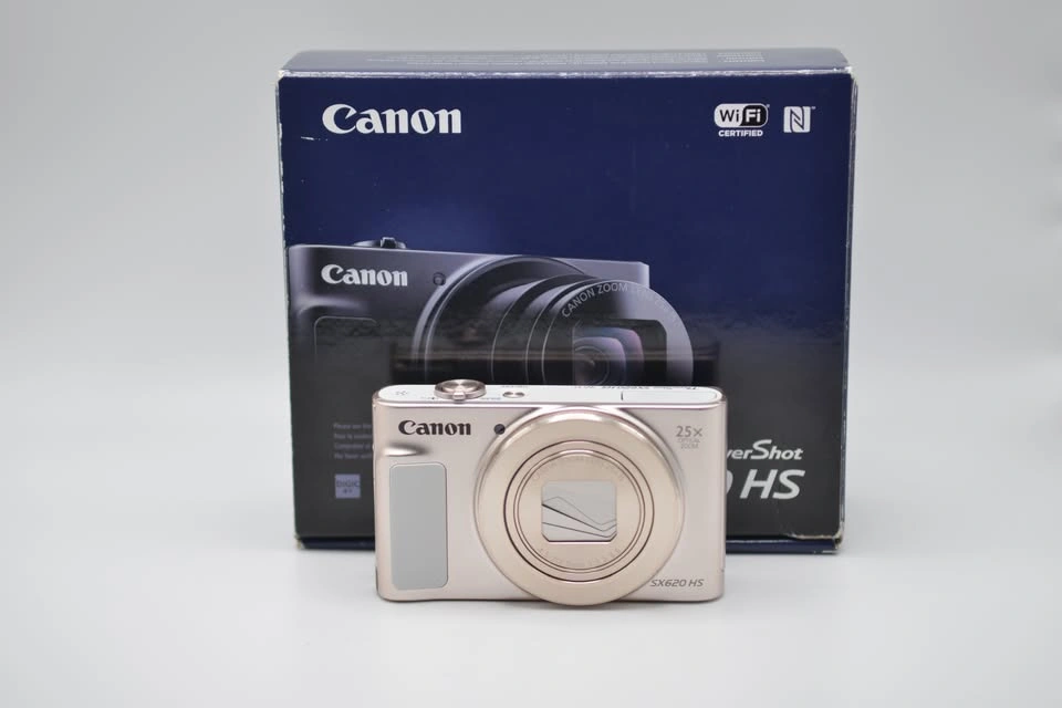 Canon PowerShot SX620 HS Silver Digital Camera + Box/Extras - photo 2