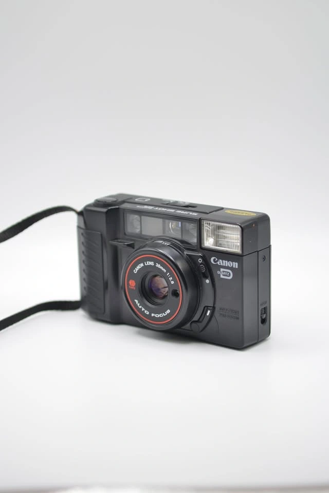 Canon Sure Shot Quartz D 38mm f/2.8 35mm Film Camera + Case - photo 3
