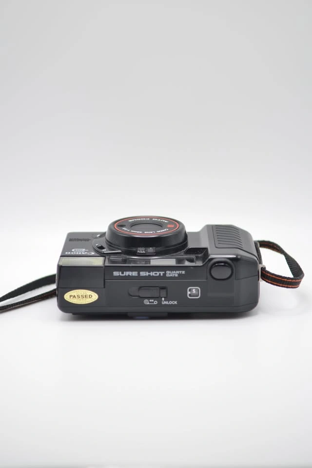 Canon Sure Shot Quartz D 38mm f/2.8 35mm Film Camera + Case - photo 4