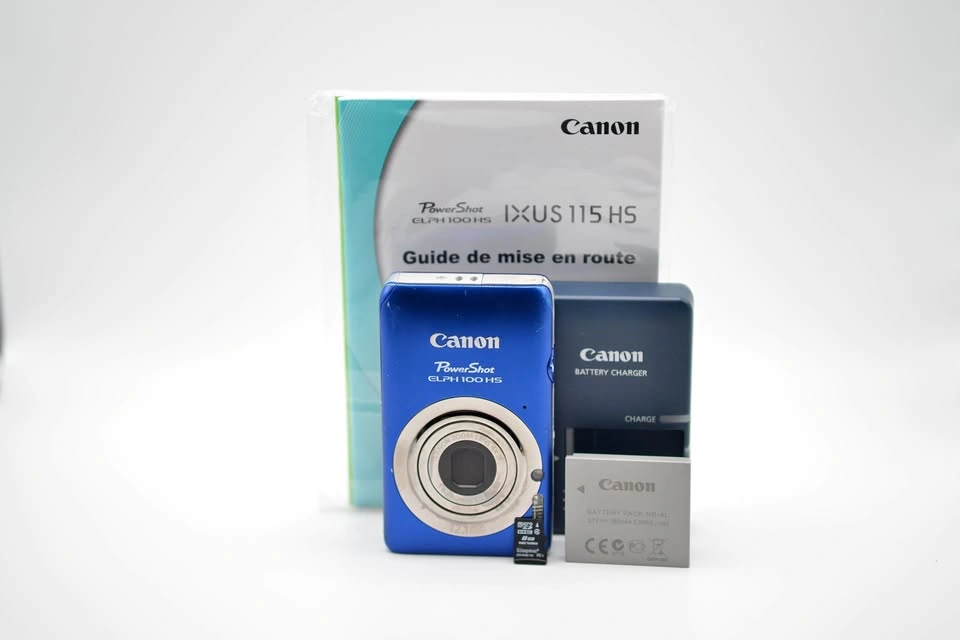 Canon PowerShot ELPH 100 HS / IXUS 115 HS – Tested – Charger, Ba