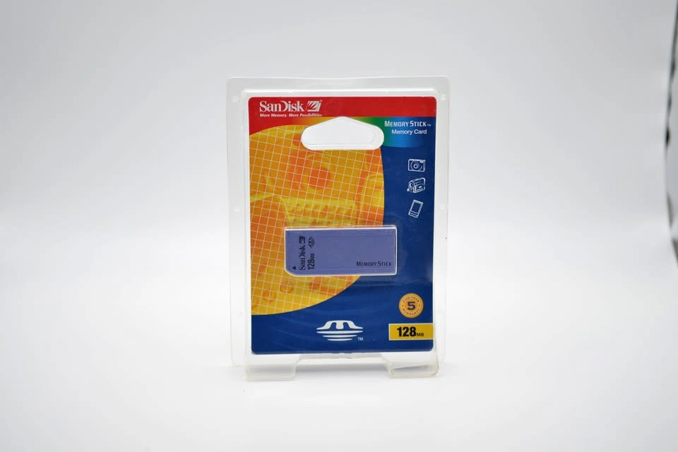 SanDisk 128MB Memory Stick — factory sealed
