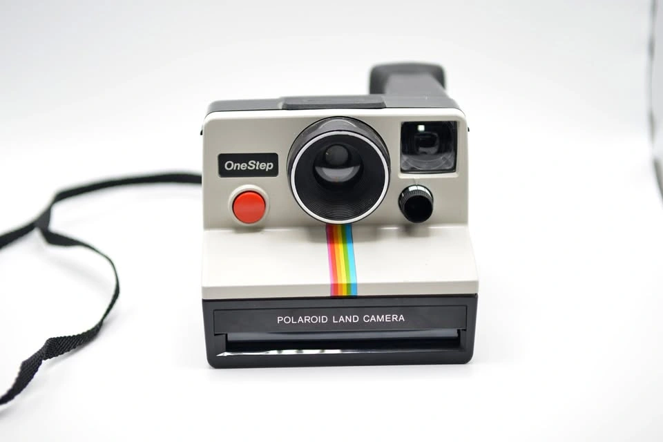 Polaroid OneStep Rainbow instant camera