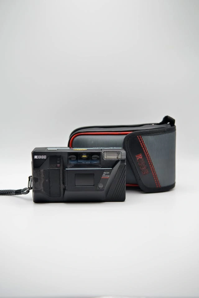 Ricoh AF-55D 35mm Film Camera with Original Leather Case