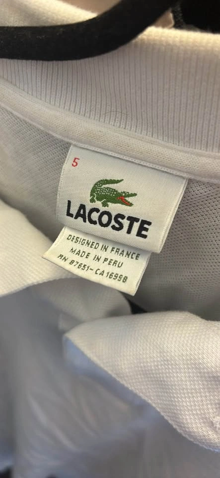 Men’s Authentic Lacoste Polo White - photo 2