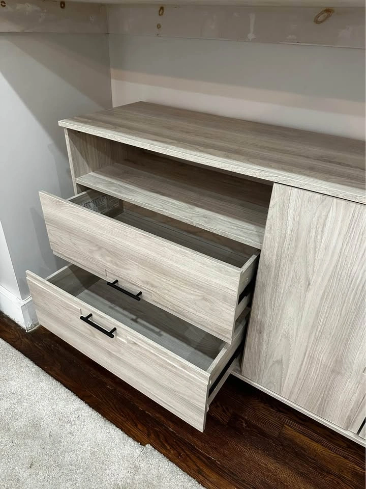 Modern Light Wood Sideboard Cabinet - photo 3