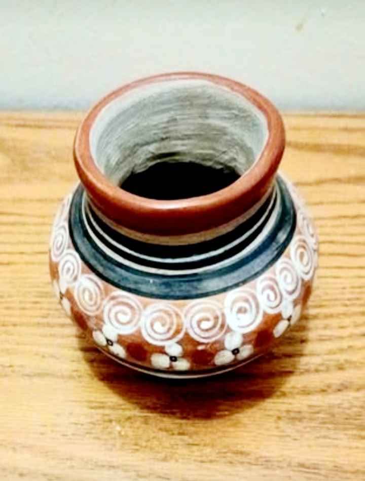 Vtg.Handmade Talavera Pottery Vase - photo 2