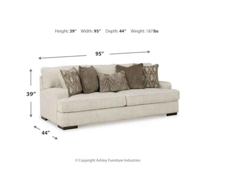 Set of 2 Ashley Alessandra couches - photo 5