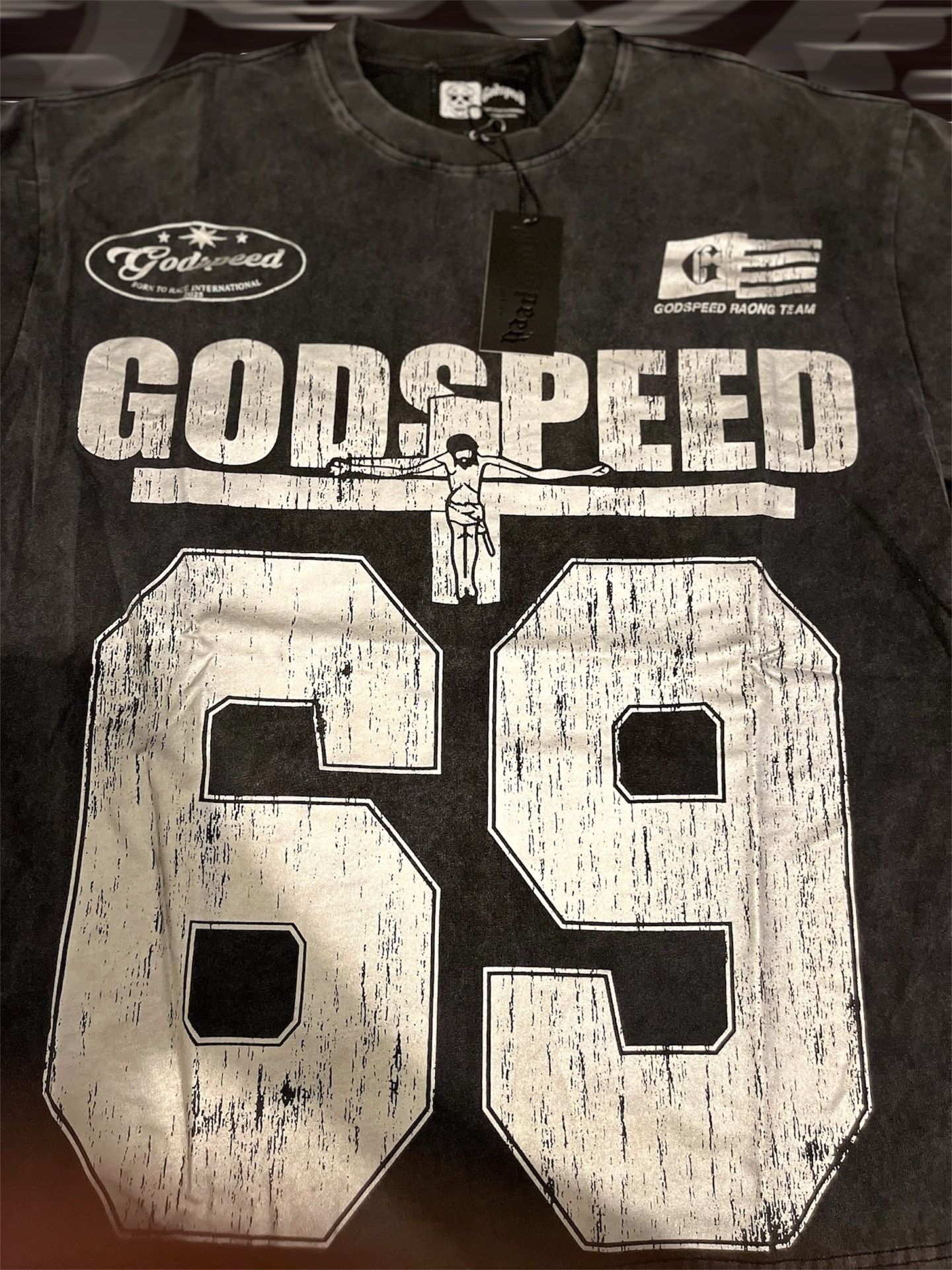 Godspeed Born To Race International 'Manifested' Graphic T-Shirt - photo 2