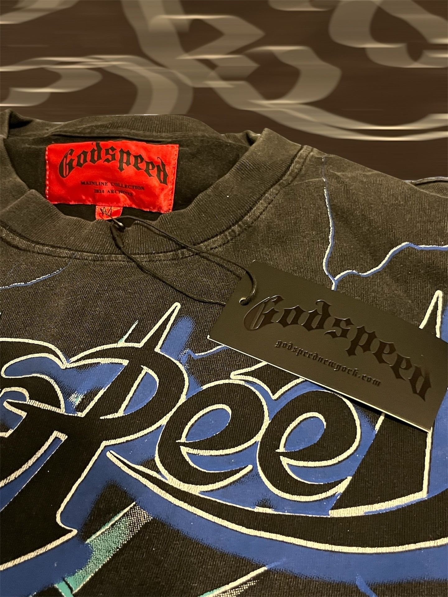 Godspeed Voltage Tee (LA Blue) Statue of Liberty Graphic T-Shirt - photo 3