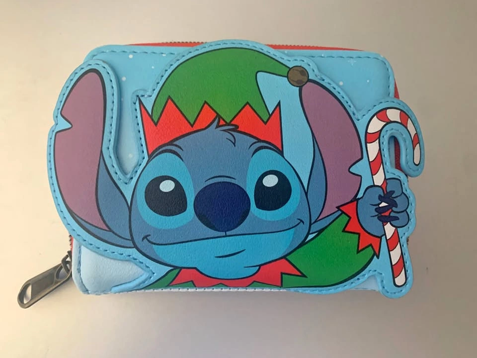 Loungefly Disney Christmas Stitch Wallet - MINT condition!
