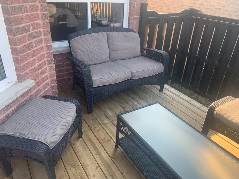 6 pc Brown Wicker Outdoor Furniture set for SALE! - photo 4