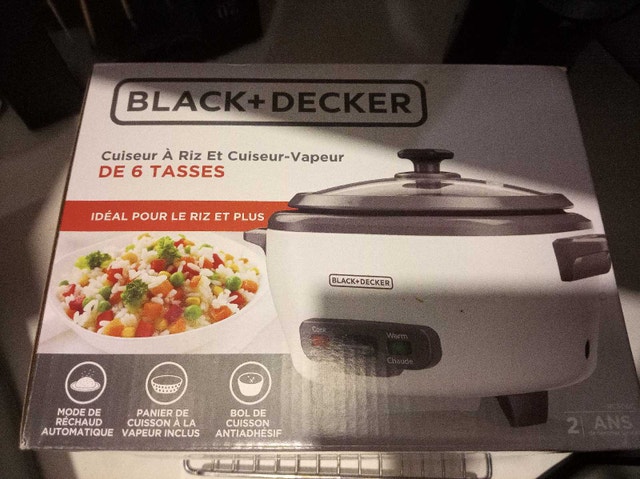 Black+Decker 6-Cup Rice Cooker and Steamer - photo 2