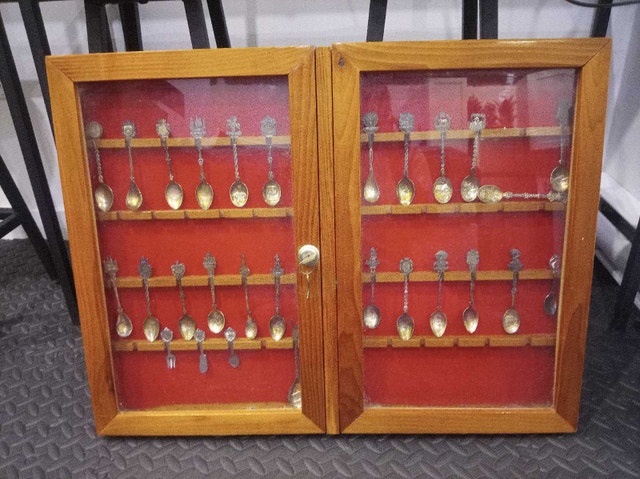 Souvenir Spoon Display Case